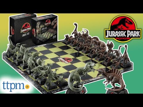 *NEW* Jurassic Park Chess Set from The Noble Collection Review 2021 | TTPM Toy Reviews