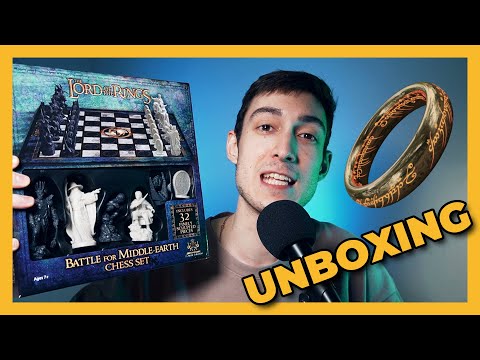 🎁 AJEDREZ DE EL SEÑOR DE LOS ANILLOS - UNBOXING Y REVIEW DE PIEZAS Y TABLERO