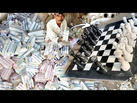 How chess are made ||These workers make money by making chess sets