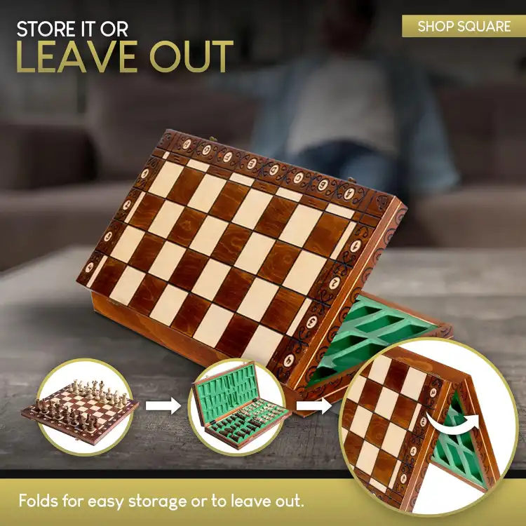 Ajedrez Artesanal Plegable