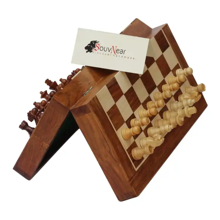 ajedrez-hecho-a-mano-magnetico Ajedrez hecho a mano magnetico