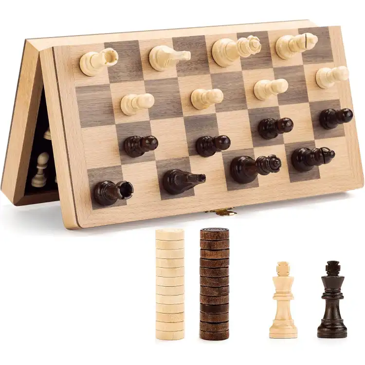 Ajedrez magnético con almacenamiento