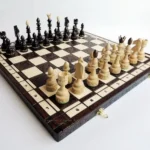 Tablero de ajedrez artesanal