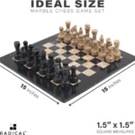 Ajedrez mármol 15 pulgadas