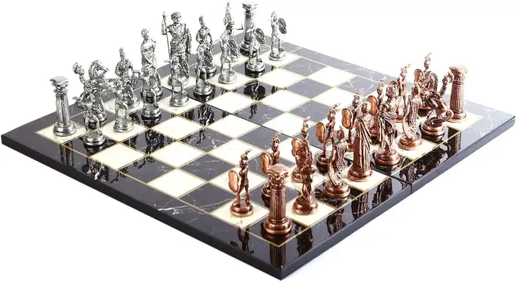Ajedrez romano de cobre