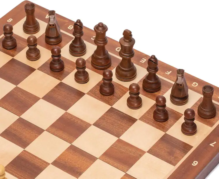 Juego de ajedrez de madera profesional