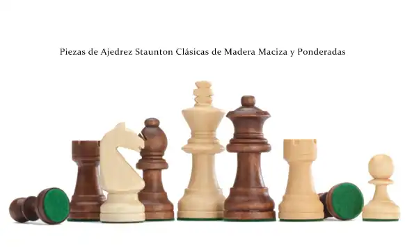 Piezas de madera Staunton