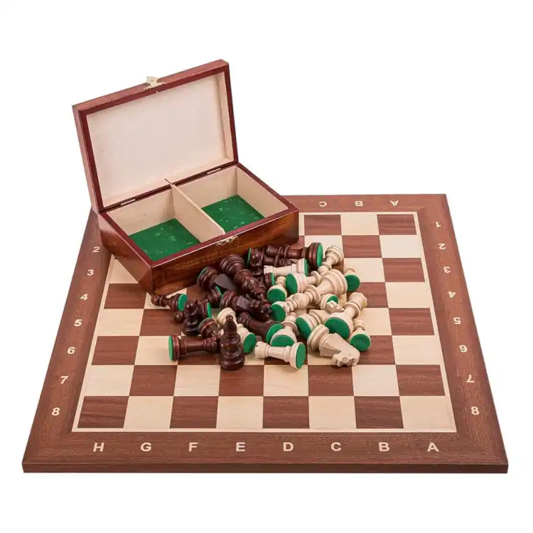 Tablero ajedrez madera profesional