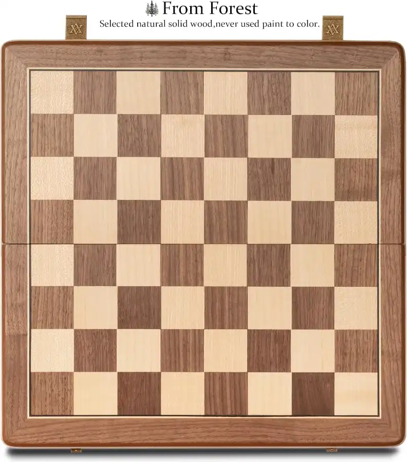 Tablero de ajedrez de madera