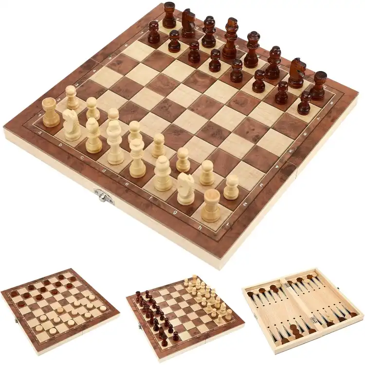 Tres juegos en uno ajedrez