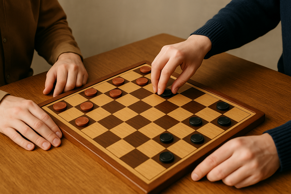 damas como juegos de tablero de ajedrez